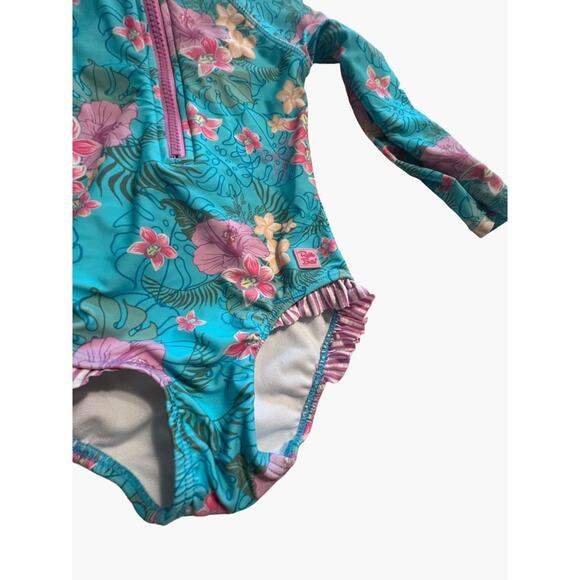 Ruffle Butts Rash Guard Swim Suit Toddle Girls Size 2T Very good used condition - Picture 6 of 8